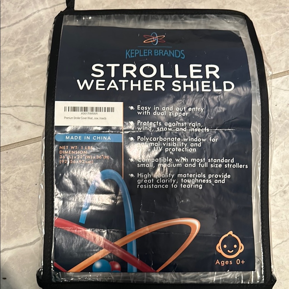 NEW Kepler Brands Stroller Weather Shield